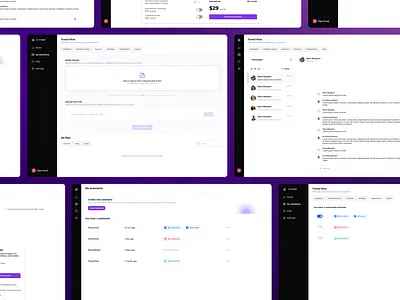 AI startup artificialintelligence interface personal account uidesign uxdesign webapp