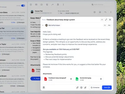 Compose - New mail collaborative create dashboard email email design inbox messaging modern ui new responsive email ui ui kit widget