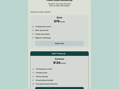 Gym Subscription #DailyUI app branding design graphic design illustration logo typography ui ux vector