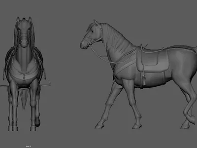 Horse Walk cycle in Maya 3d 3dam=nimation animation autodesk horse horsewalk maya walkcycle