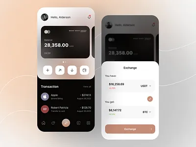 Mobile Banking App app app design app ui app ui design banking banking app design finance app mobile banking ui uihut visual visual design