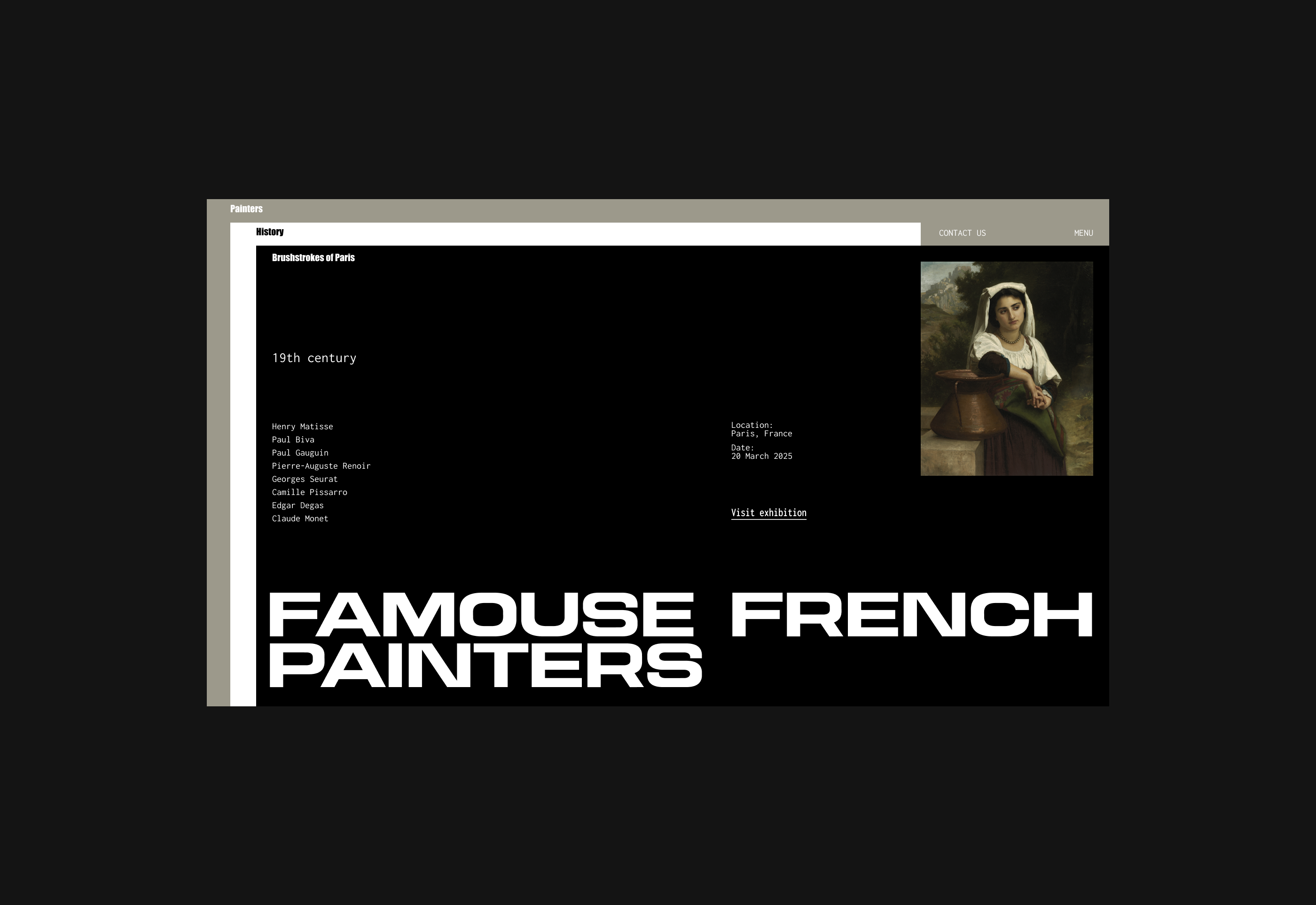 Example of E Commerce & Multi Page Website Design