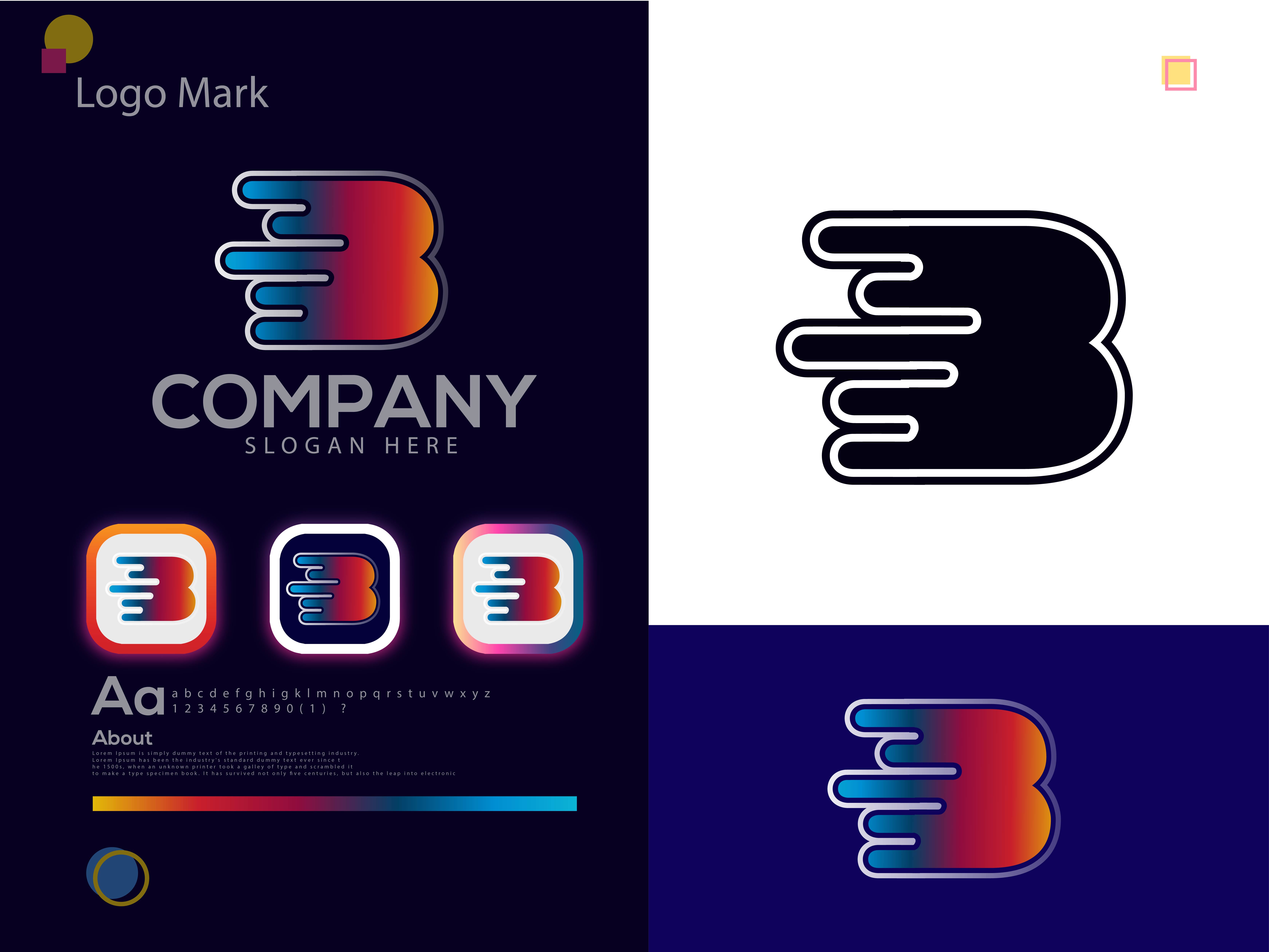 B Letter Mark Logo | Modern Logo By Freelancer Tanbir On Dribbble