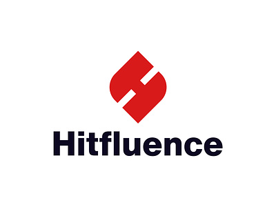 Hitfluence logo design branding identity logo logo design logo mark logodesign logotype modern logo