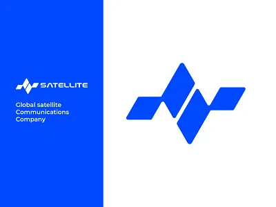 Satellite Logo concept astronaut brand identity communication cosmos craft data services data transfer ecommerce global logo design logo vector networking orbit orbital reliable satellite space spaceship technology visual identity