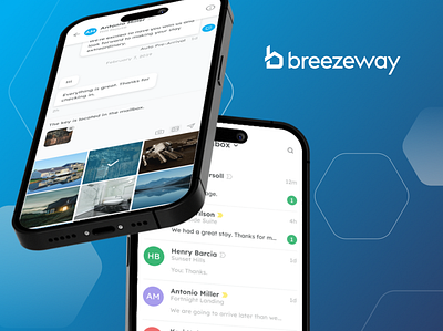 Breezeway app app design automated scheduling design graphic design mobile property care real estate real time messaging software development ui ui design