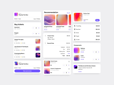 Mobile UI Kit - Ecommerce Component card cards component components ecommerce ecommerce kit figma kit library mobile kit nucleus online shop online store product ui ui components ui kit uiux