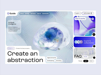 Guide AI-Generated Platform Design 3d design guide guide platform interface modern modern design platform platform design platform ux ui ui design ui ux user user experience user friendly user interface ux ux design ux ui design