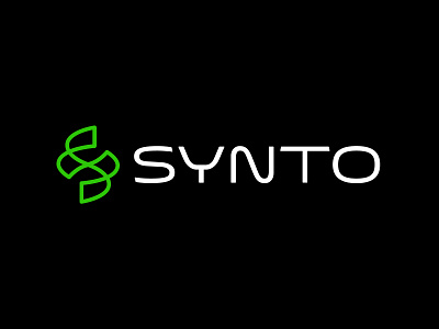 Synto- Software Company logo ai app brand identity branding branding agency green logo logodesign modern modern logo neural neuralengine robotics s saas slogo software tech