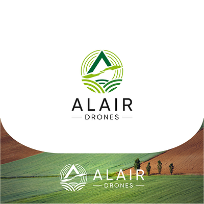 Drones Logo Agliculture agliculture drone green logo