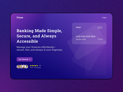 Digital Banking Landing Page Website bank bank landing page banking banking app branding credit crypto crypto landing page finance finance landing page financial app fintech landing landing page money motion platform qclay saas wallet