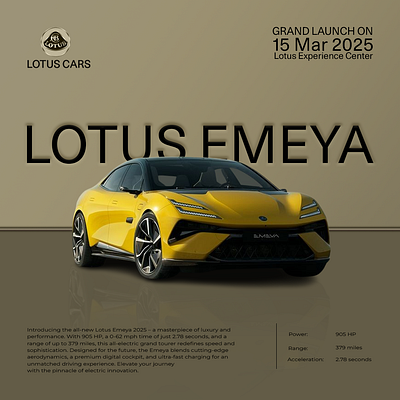 Lotus Emeya 2025 3d branding graphic design ui