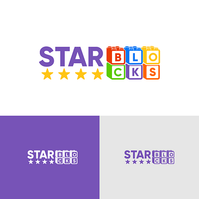 Star BLOCK LOGO kids logo