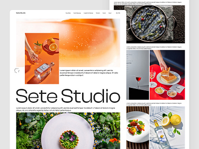 Sete Studio - Website ui design ux design webdesign