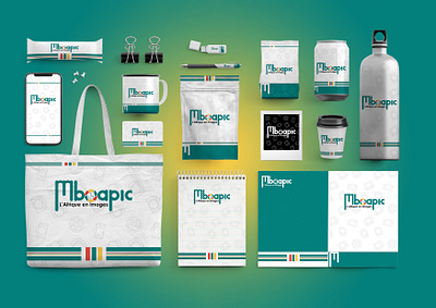 Mboapic Visual Identity branding graphic design logo