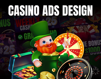 Casino Ads Design || Casino Banner Design advertising banner bannerads branding casino design graphic design photoshop poster posterdesign socialposter ui webbanners