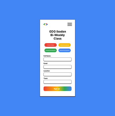 Registration Page app mobile registration ui uiux