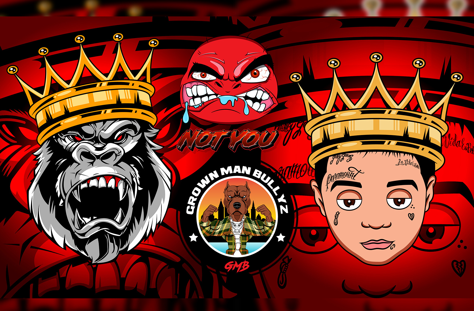 Example of Mascot Logo, Caricatutre And 3D Logo