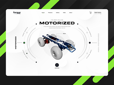 Torque Dolly - Jet Ski Website Design jet ski jet ski website landing page portable transport torque dolly ui design ui ux water bike water sports watersport equipment web ui ux website design