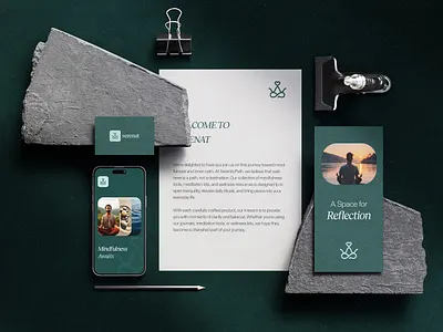 Mental Wellness Branding Design app design brand design brand identity brand ui branding design focotik logo logo design mental health app packaging packaging design ui ui ux design uiux user experience user interface design website design yoga app yoga logo