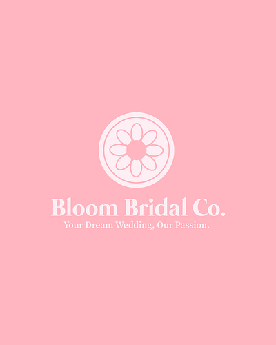 Bloom Bridal Co. branding graphic design logo