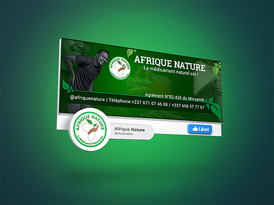 Design of communication visuals for the Afrique Nature company branding design flyer graphic design logo web