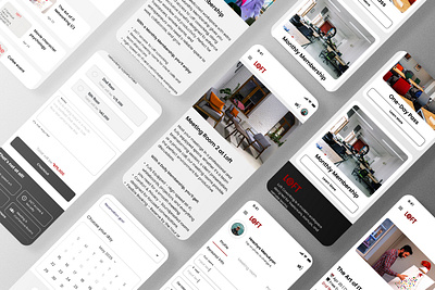 Loft Coworking - UX/UI design - Coworking/Booking 3d animation branding graphic design logo motion graphics ui