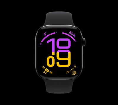 Apple Watch Flux Watch Face + Complications apple apple watch complications flux interface ui ui design watchface