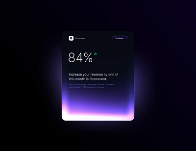 Bento Card - Wave Glide⚡ animation card motion graphics ui visuals