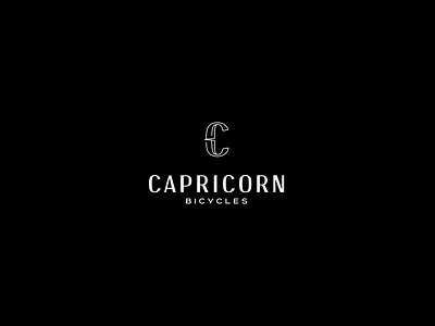 Capricorn Bicycles art bicycles branding design icon logo logotype mark