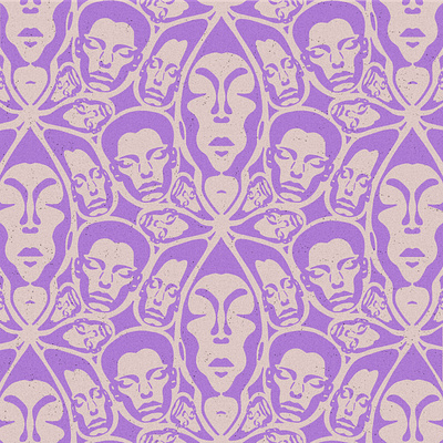 Faces traces character character design face faces human humans infinity pattern people tessellation