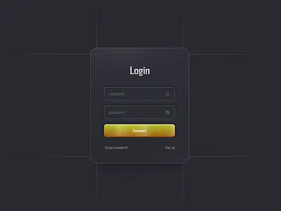 Login form micro animation dark color form gaming login micro animation ui animation ui design ui element ux design web animation
