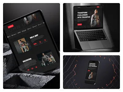 Personal Trainer Landing Page design landing page ui ux