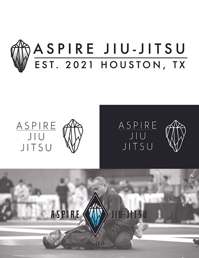Aspire Jiu-Jitsu branding design graphic design illustration logo
