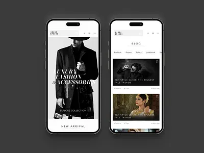 VogueSphere – Fashion Blog App UI/UX Concept branding design graphic design ui ux vector