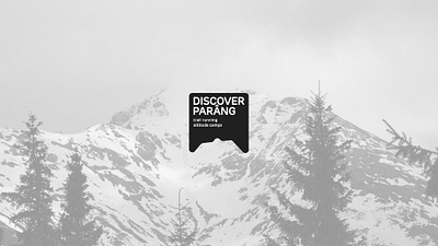 Discover Parang badge brand design branding camp graphic design icon identity logo mountain trail running visual identity