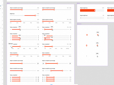 Sliders WIP · Koala UI app b2b dashboard figma koala ui product product design saas search slider sliders ui ui design ux web