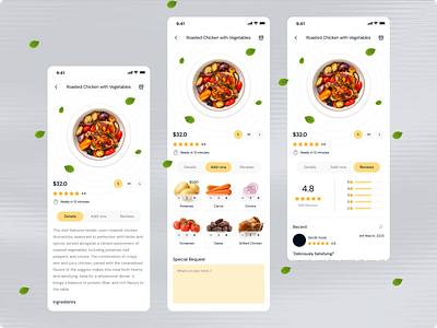 Feastly - Food & Table Reservation Mobile App app branding design feastly food healthy healthy meal meal mobile mobile app product design reservation restaurant table ui ui design ux ux designs