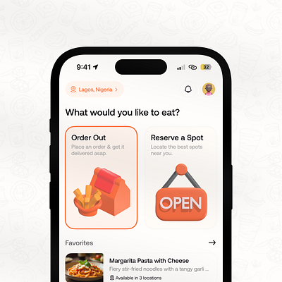 Food Ordering/Reservation Booking App figma food mobile app ui uiux