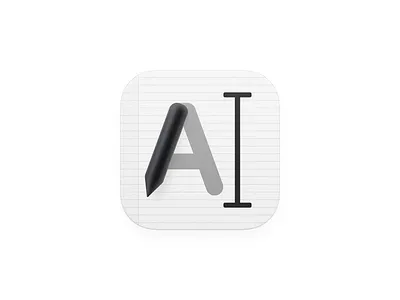 AI Notes Icon ai notes artificial intelligence bigsur icon big sur icon chatgpt open ai colored pencil copilot claude gemini perplexity deepseek kimi grok dictionary notebook ios icon iphone icon letter paper note paper mac icon macos icon osx icon notion notes tasks operating system icon os icon pen icon realistic icon app icon sandor skeu icon skeuomorph icon skeuomorphism icon user interface icon ui icon gui writing paper