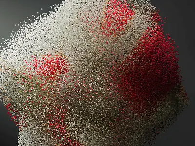 Particles Looping Animation 3d animation blender motion graphics