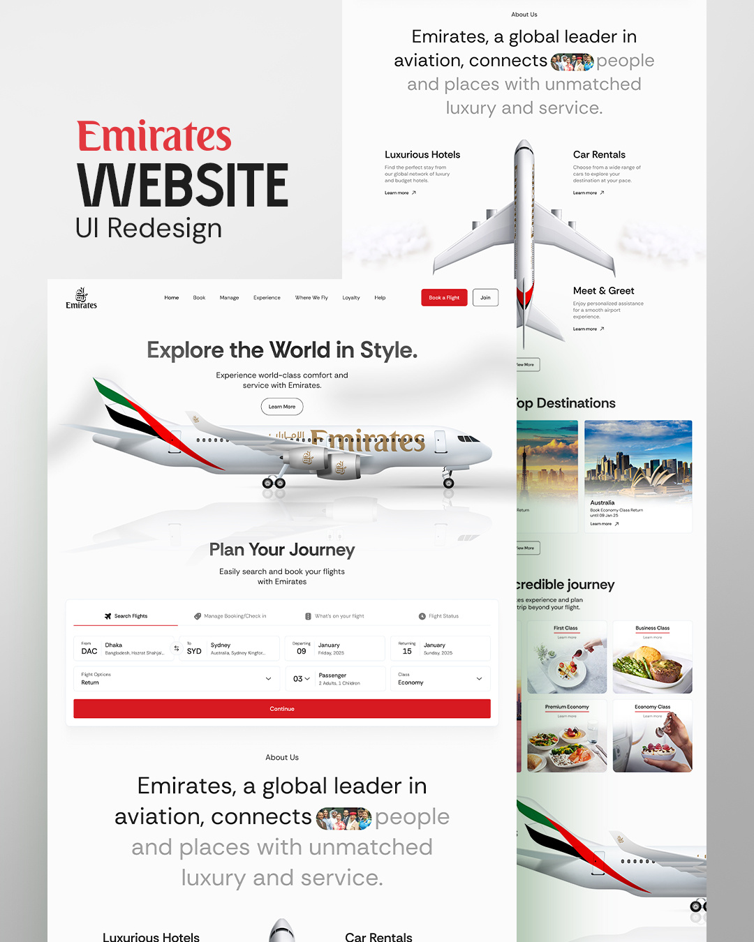 Example of Custom Website Design (Desktop + Mobile)
