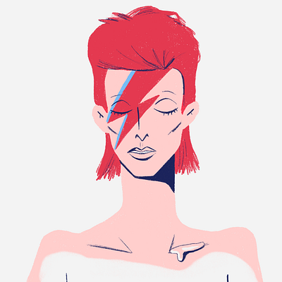 David Bowie 2d 2d art album bowie david bowie desenho digital illustration flat flat illustration illustration music