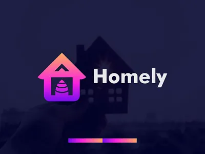 Homely abstract logo brand identity branding creative logo freelancer graphic design logo logo design logo designer popular logo vector