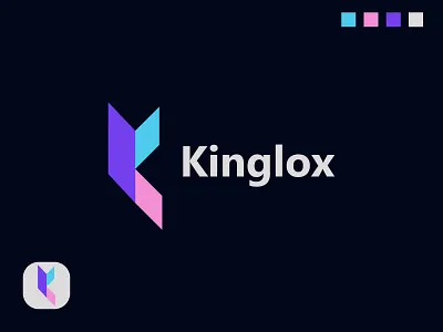 Latter K abstract logo brand identity branding design logo logo designer