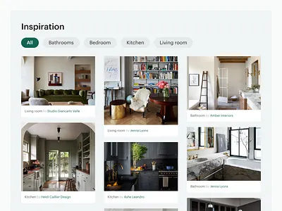 The Expert Inspiration Panel architecture designers interior design landing page product product design setup studio ui