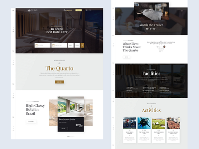 Quarto - Hotel Booking Theme accommodation bed and breakfast booking hotel modern motel online online booking online hotel booking otel reservation resort responsive rooms rtl