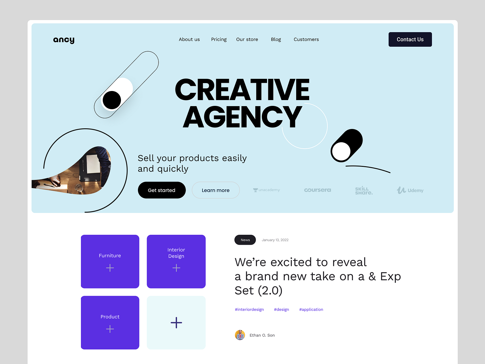 Website Design : landing page : Home page by Masud Rana on Dribbble