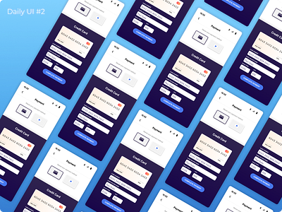 Daily UI #2 credit card checkout ui