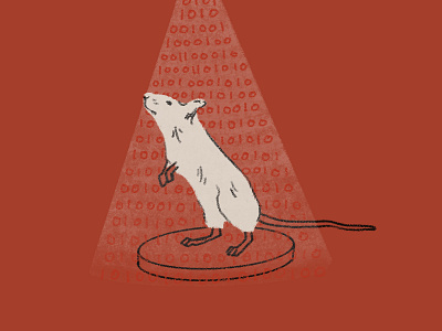 Teleport a mouse with code april fools blog graphics blog illustration blog post brand styles branding code illustration mouse prank react native